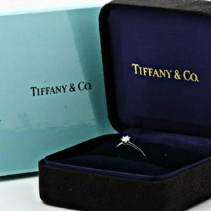 Tiffany & Co. Platinum Solitaire Diamond Ring